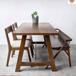 Bộ bàn ghế gỗ phòng ăn